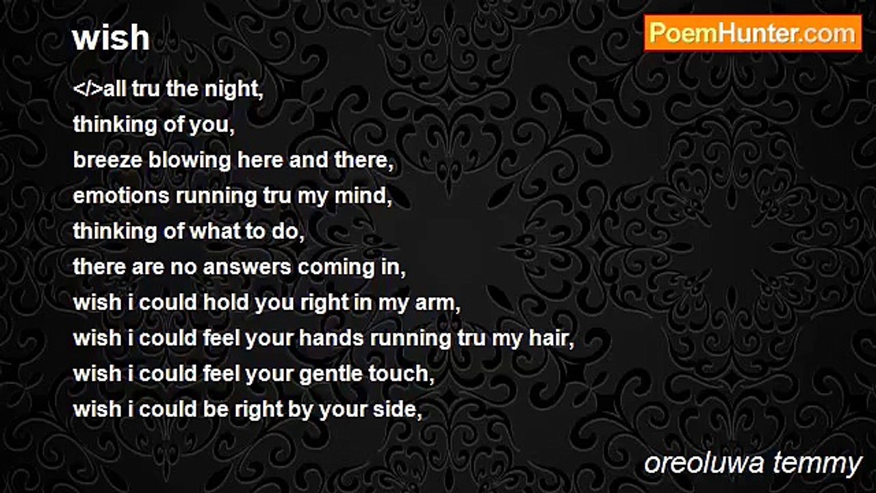 oreoluwa temmy - wish