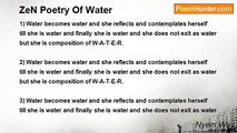 Nyein Way - ZeN Poetry Of Water