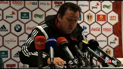 Wilmots: "La grande évolution? Tous les joueurs jouent dans leur club"