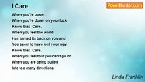 Linda Franklin - I Care