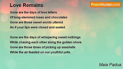 Maia Padua - Love Remains