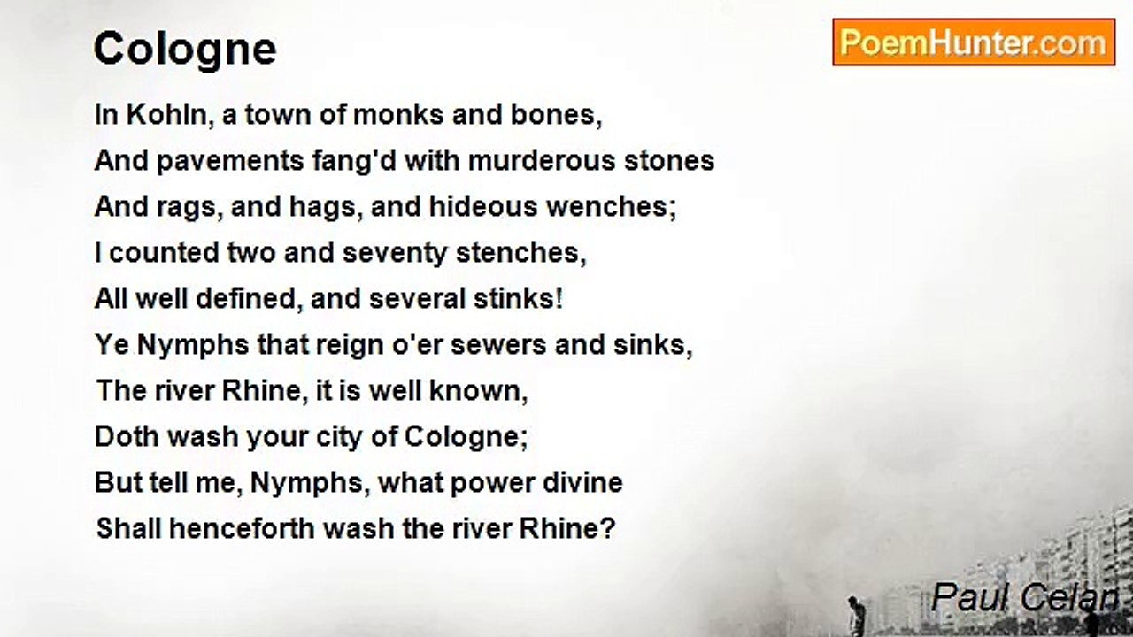 Paul Celan - Cologne