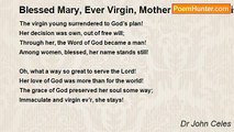 Dr John Celes - Blessed Mary, Ever Virgin, Mother of Jesus Christ