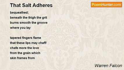Warren Falcon - That Salt Adheres