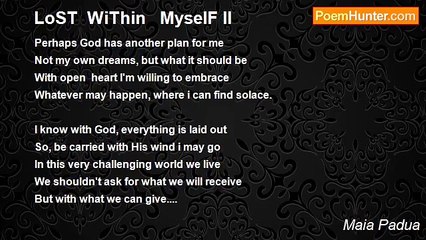 Maia Padua - LoST  WiThin   MyselF II