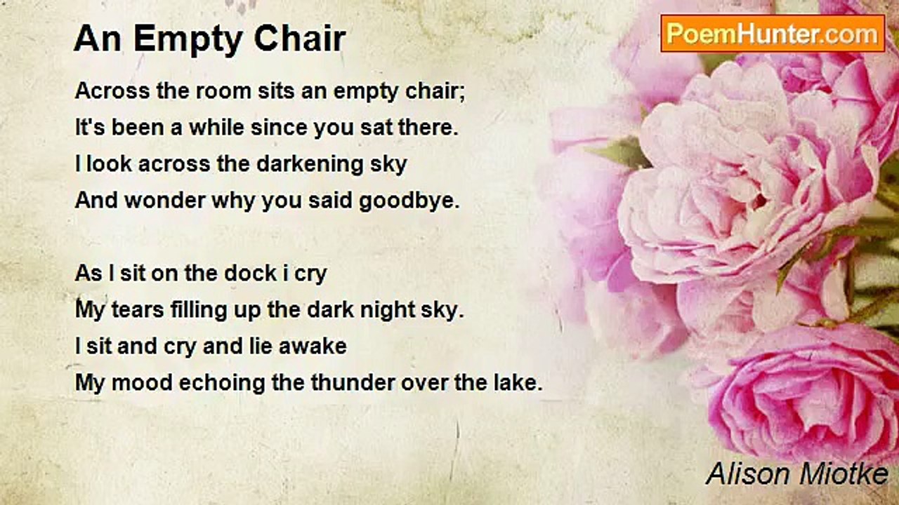 Alison Miotke - An Empty Chair