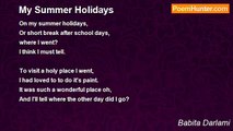 Babita Darlami - My Summer Holidays