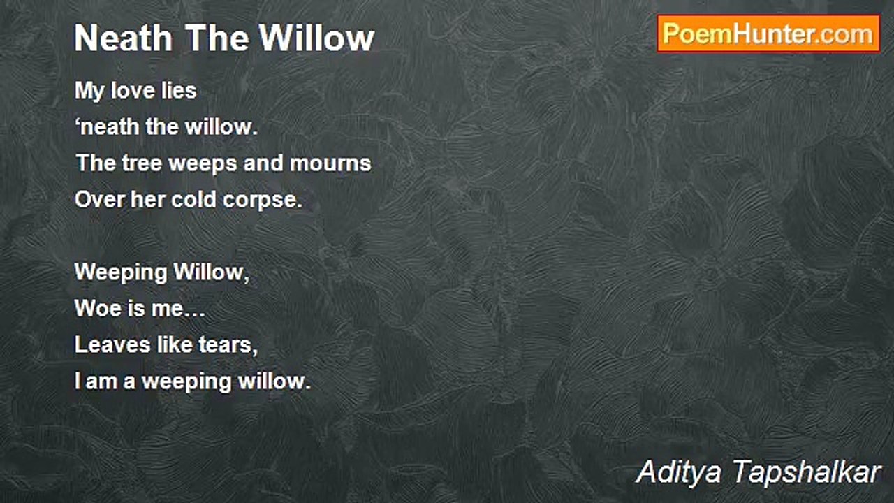 Aditya Tapshalkar - Neath The Willow