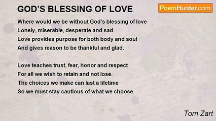 Tom Zart - GOD’S BLESSING OF LOVE