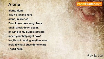 Ally Brock - Alone