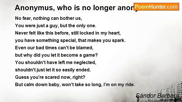 Sándor Barbara - Anonymus, who is no longer anonymus