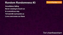 Tori chanthawoharn - Random Randomness #3