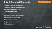 Lawrence S. Pertillar - Like A Breath Of Fresh Air