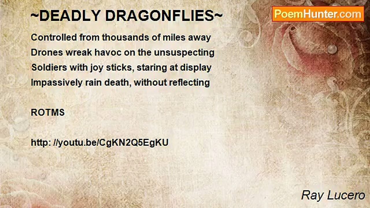 Ray Lucero - ~DEADLY DRAGONFLIES~