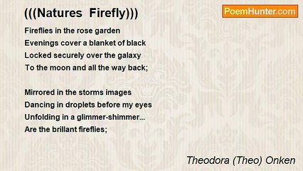 Theodora (Theo) Onken - (((Natures  Firefly)))