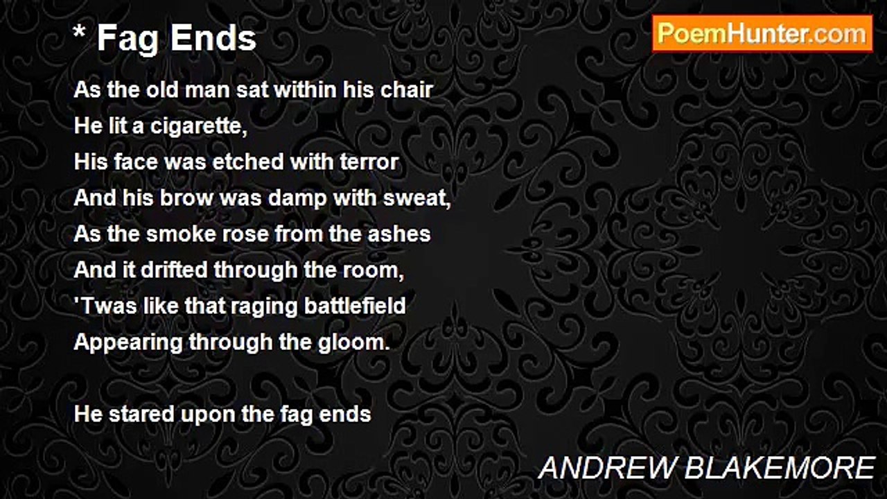 ANDREW BLAKEMORE - * Fag Ends