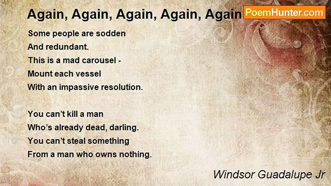 Windsor Guadalupe Jr - Again, Again, Again, Again, Again...