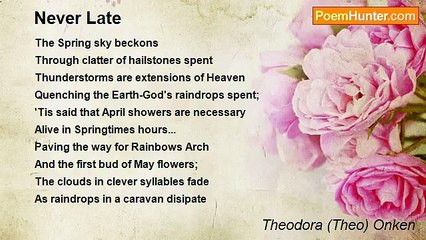 Theodora (Theo) Onken - Never Late