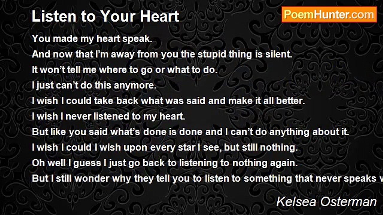 Kelsea Osterman - Listen to Your Heart