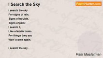 Patti Masterman - I Search the Sky