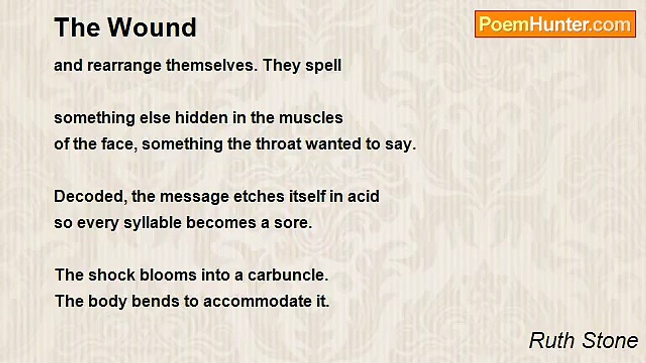 Ruth Stone - The Wound