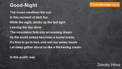 Smoky Hoss - Good-Night