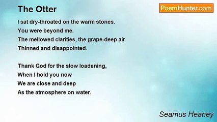 Seamus Heaney - The Otter