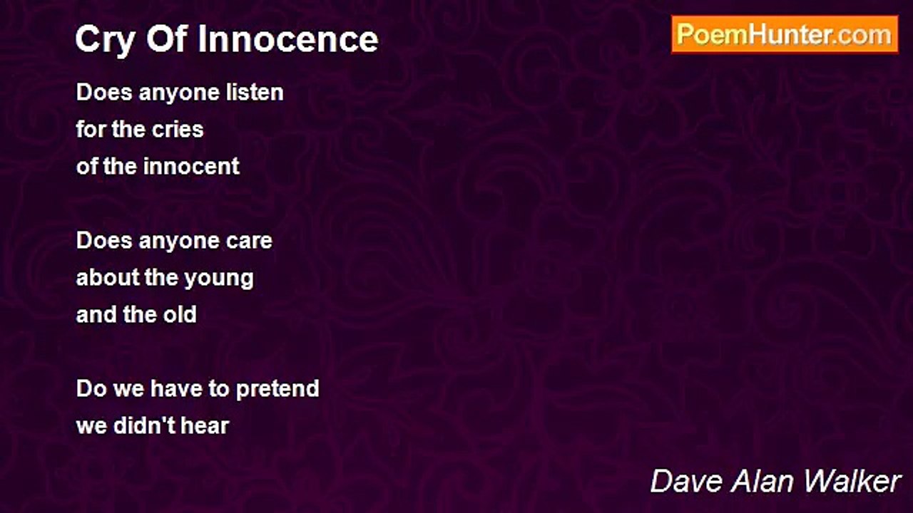 Dave Alan Walker - Cry Of Innocence