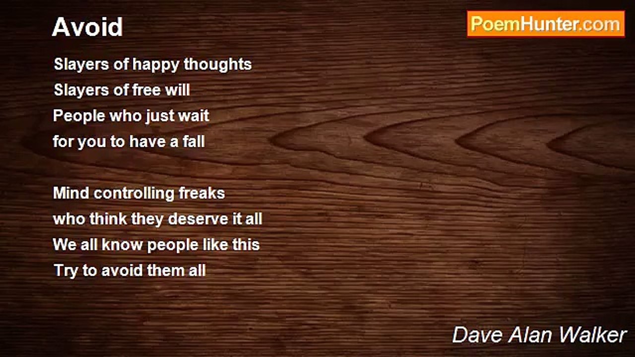 Dave Alan Walker - Avoid