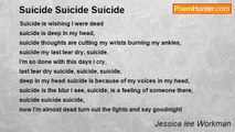 Jessica lee Workman - Suicide Suicide Suicide