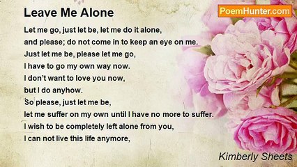 Kimberly Sheets - Leave Me Alone