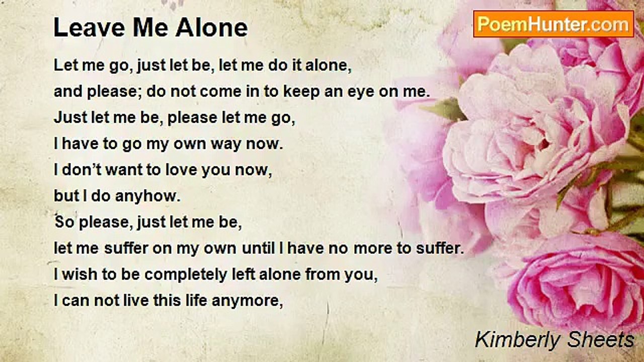 Kimberly Sheets - Leave Me Alone