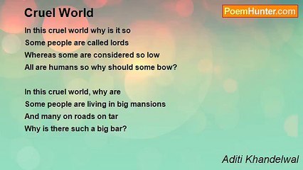 Aditi Khandelwal - Cruel World