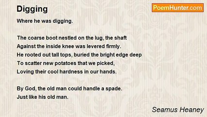 Seamus Heaney - Digging