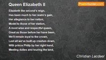 Christian Lacdael - Queen Elizabeth II
