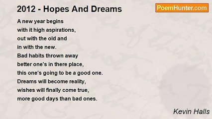 Kevin Halls - 2012 - Hopes And Dreams