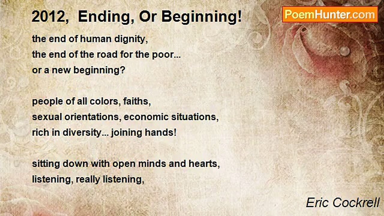 Eric Cockrell - 2012,  Ending, Or Beginning!