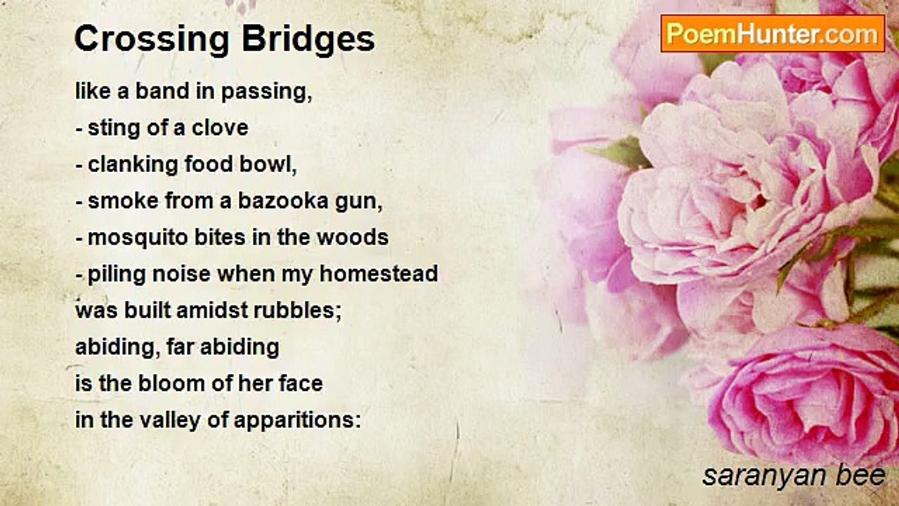 saranyan bee - Crossing Bridges