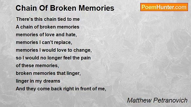 Matthew Petranovich - Chain Of Broken Memories