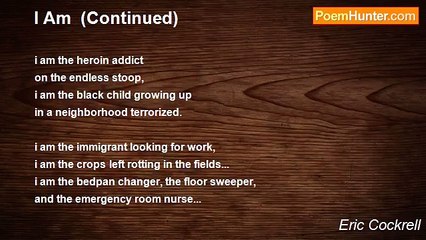 Eric Cockrell - I Am  (Continued)