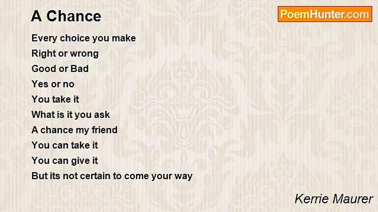 Kerrie Maurer - A Chance