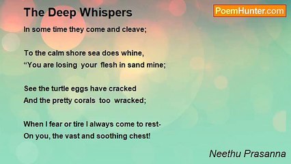 Neethu Prasanna - The Deep Whispers