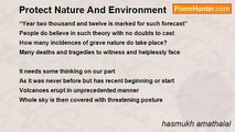 hasmukh amathalal - Protect Nature And Environment