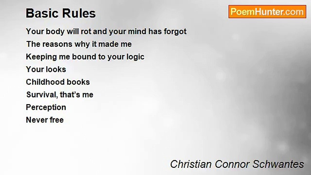Christian Connor Schwantes - Basic Rules