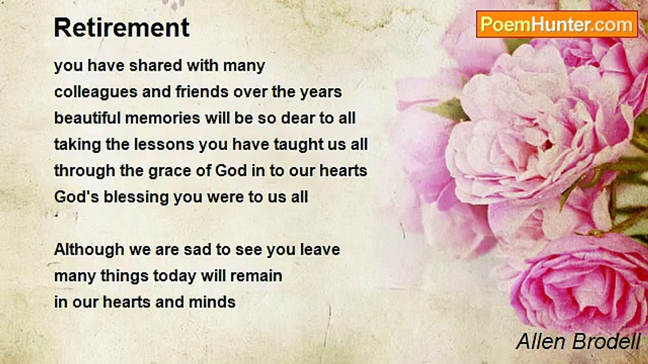 Allen Brodell - Retirement