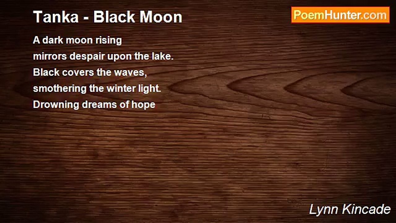 Lynn Kincade - Tanka - Black Moon