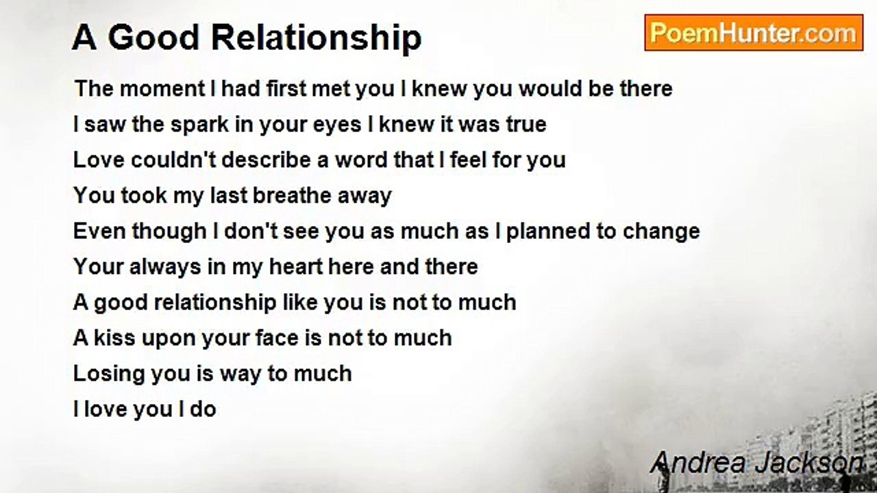 Andrea Jackson - A Good Relationship