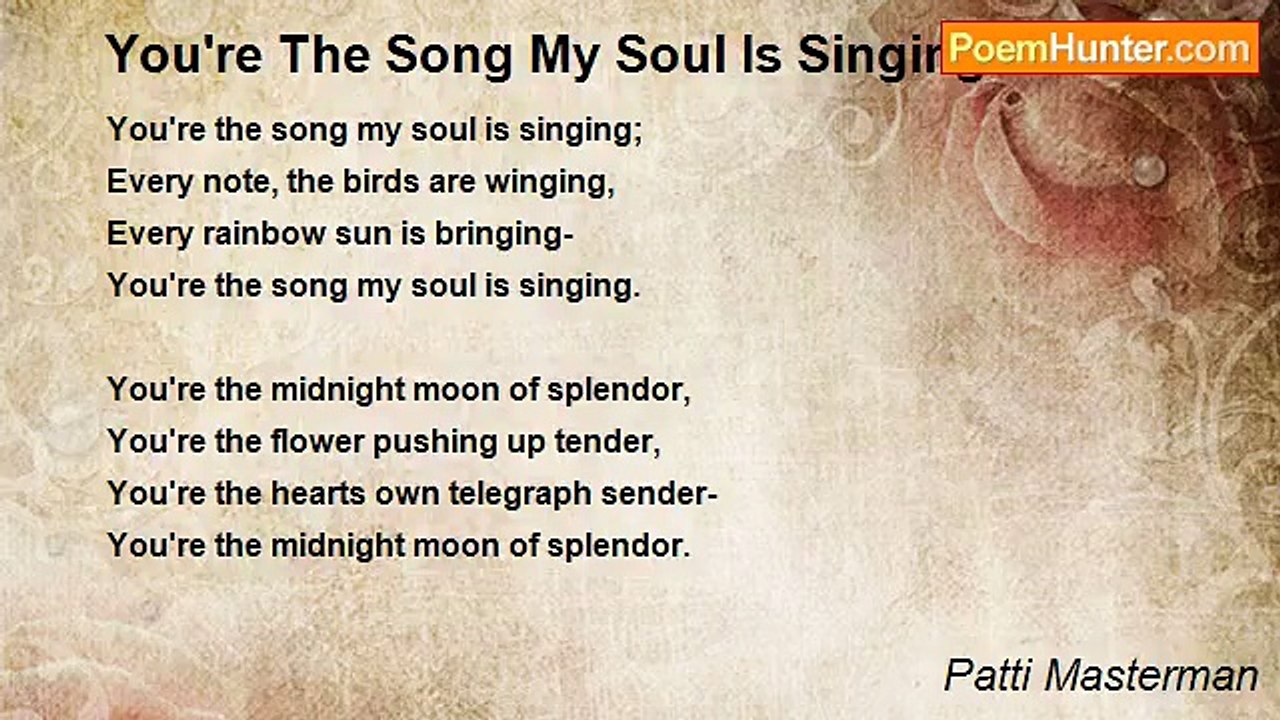 Patti Masterman - You're The Song My Soul Is Singing