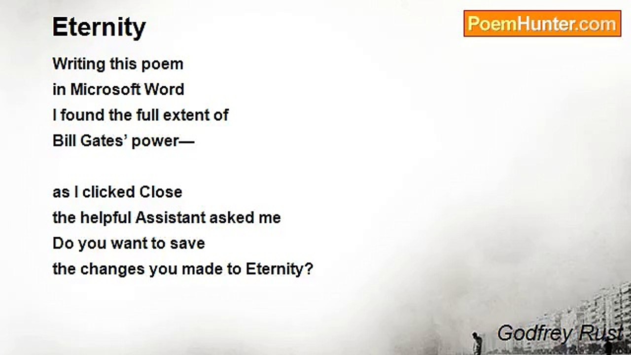 Godfrey Rust - Eternity
