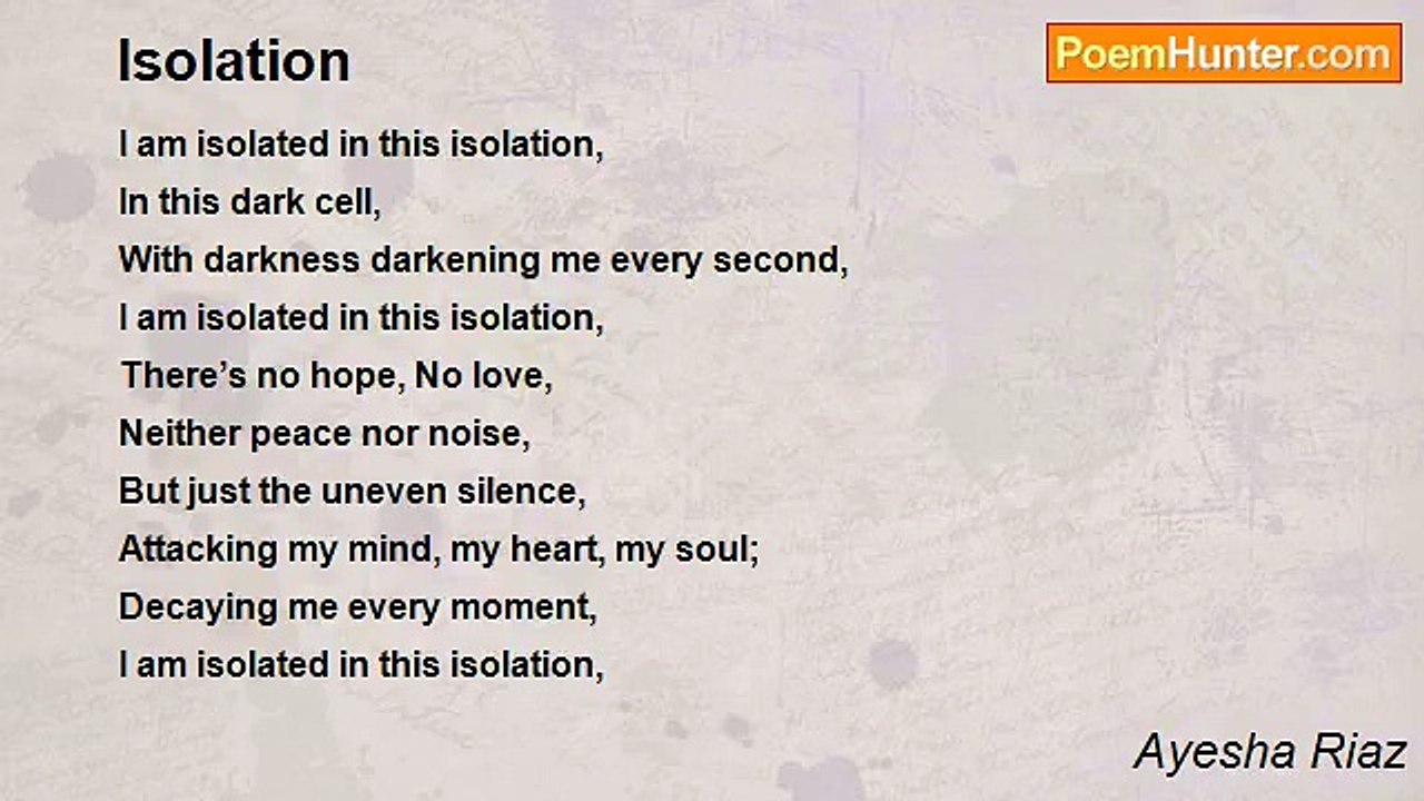 Ayesha Riaz - Isolation